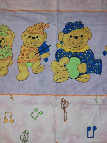 Renforcé-Bettwäsche-Garnitur A-Colory Teddy spielt Musik – Bild 2