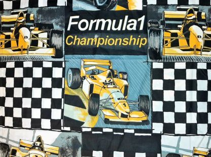 Renforcé-Bettwäsche-Garnitur Formel-1 schwarz – Bild 3