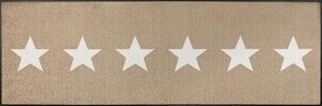Fussmatte Wash+Dry Stars sand Grösse 60x180cm