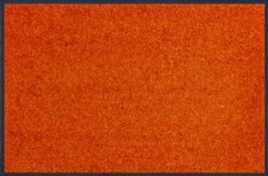 Wash+Dry Schmutzfangmatte Uni Trendfarbe Orange