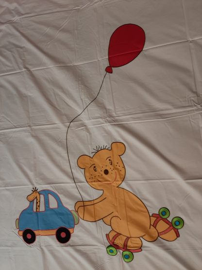 Renforcé-Bettwäsche-Garnitur Fleuresse-Kids Bärchen gestickt – Bild 3