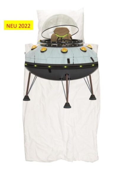 SNURK-Fotodruck-Bettwäsche-Garnitur Ufo – Bild 2