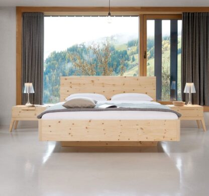Arve-Massivholzbett Gardena – Bild 12