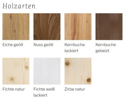Arve-Massivholzbett Gardena – Bild 16