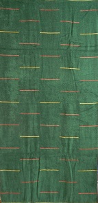 Strandtuch grün mit bunten Streifen 87x180cm