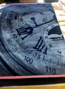 Badetuch Clock Nautik XXL-Grösse 100x180cm