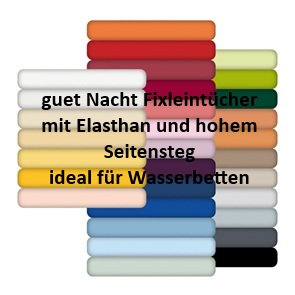 Fixleintuch Guet-Nacht von Bonne-Nuit mit Elastan und extra hohem Seitensteg