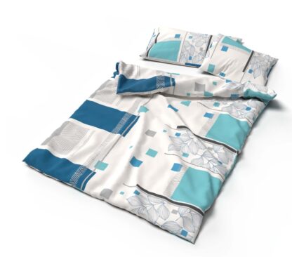 Renforcé-Bettwäsche Lotus Eluan blau – Bild 2
