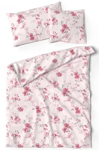 Jersey Bettwäsche Lotus Nerina mit romantischem Blumendessin
