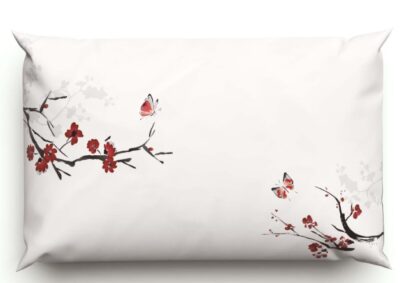 Jersey Blumen-Bettwäsche Lotus Noyama – Bild 5