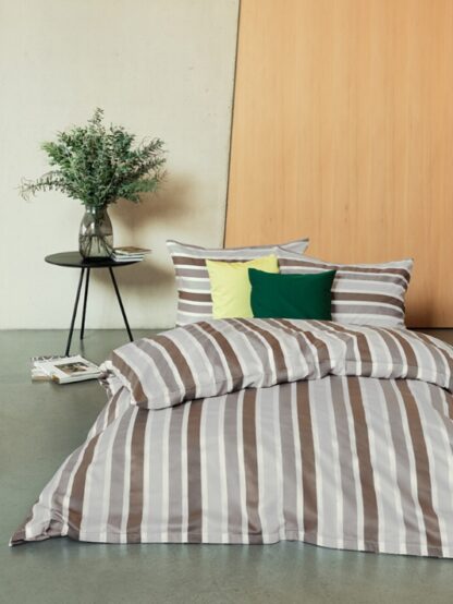 Satin-Bettwäsche Divina "Avanti brun" – Bild 2