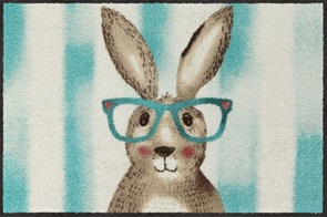 Fussmatte Salonlöwe Smart Rabbit mit Hase Grösse 50x75cm