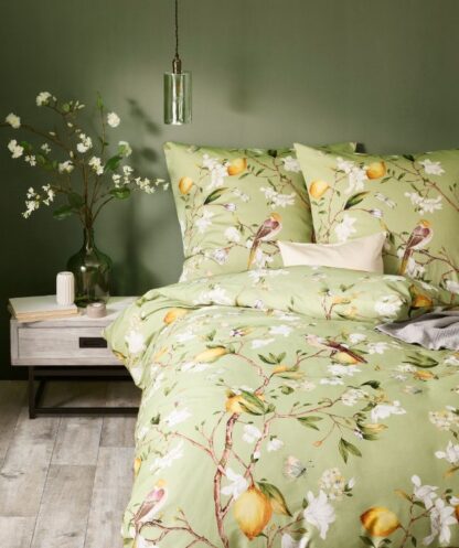 Satin Bettwäsche Fleuresse BedArt-S "Schmetterlinge im Zitronenbaum" – Bild 2