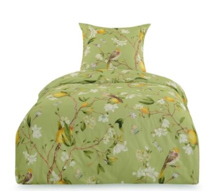 Satin Bettwäsche Fleuresse BedArt-S "Schmetterlinge im Zitronenbaum" – Bild 4