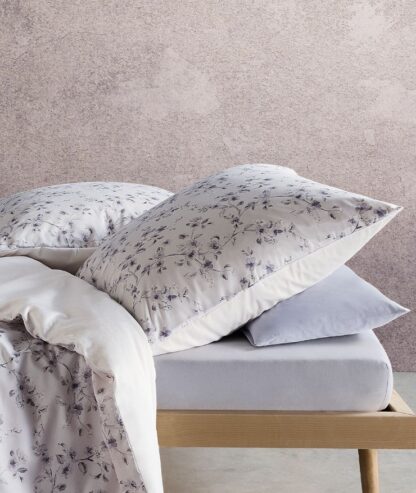 CH-Satin Bettwäsche Black-Premium "Filigranes Blumenmuster" – Bild 4
