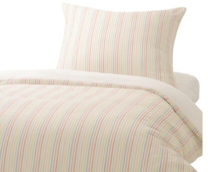 Leinen Bettwäsche Fleuresse Provence-Cassis "Bunte Längsstreifen" – Bild 4