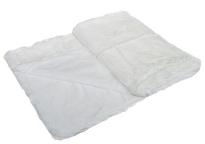 Plaid "Webpelz" Royal weiss – Bild 2