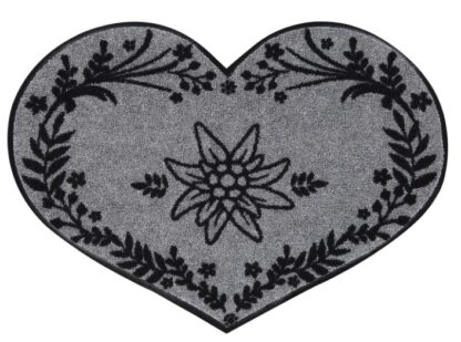 Fussmatte Alpenglück Edelweiss Heart 55x76 – Bild 2
