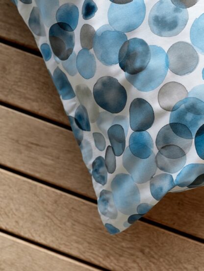 Satin-Bettwäsche Divina "Bolsa bleu" – Bild 4