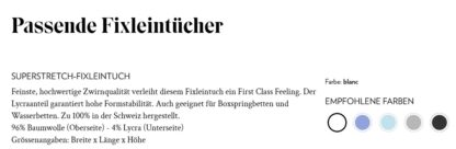 Satin-Bettwäsche Divina "Bolsa bleu" – Bild 5