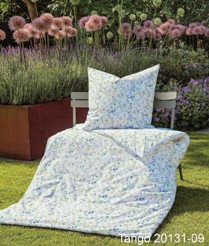 Janine Tango Seersucker-Bettwäsche "Blumen multicolor" – Bild 2