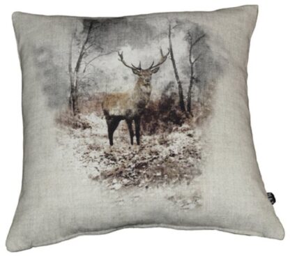 Zierkissen Hirsch im Wald 45x45 – Bild 2