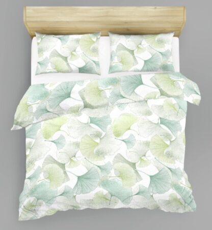 Musselin-Bettwäsche LaBelle Gingko Allover – Bild 2