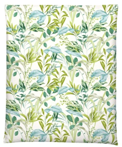 Satin-Bettwäsche LaBelle Greenery Allover – Bild 4