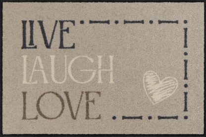 Fussmatte Live Laugh Love 50x75 – Bild 2