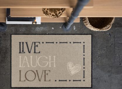 Fussmatte Live Laugh Love 50x75 – Bild 3