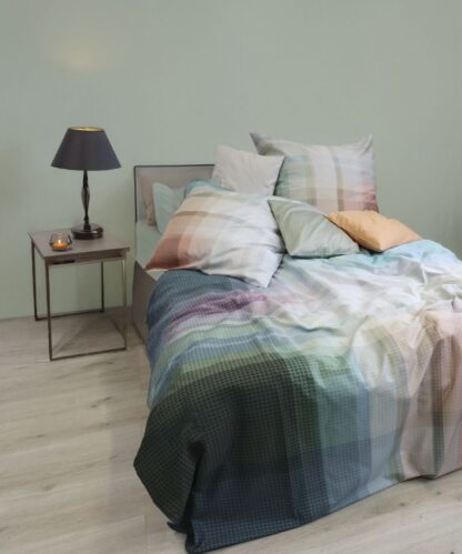 Satin Bettwäsche Fleuresse BedArt-S "modernes Karo" – Bild 2