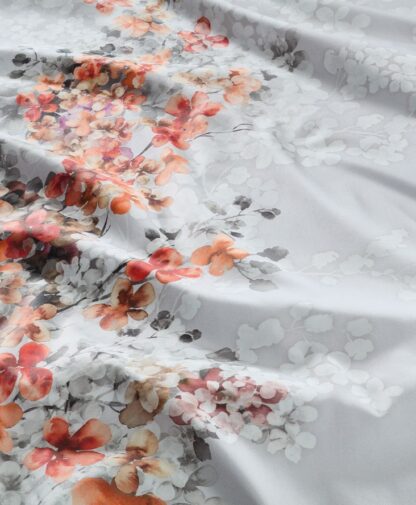 CH-Satin Bettwäsche Black-Premium "Florales Blumendesign" – Bild 5