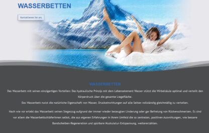 Wasserbett Boxdesign mit Holzumrandung – Bild 8