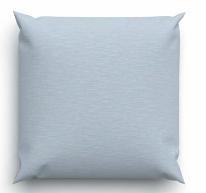 Jersey-Bettwäsche Lotus Uni mélange "Azul" – Bild 6