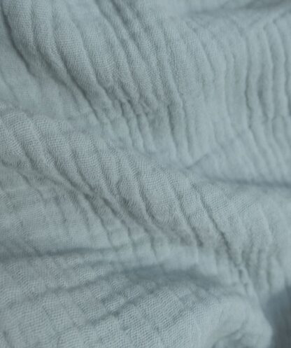 Musselin Bettwäsche Fleuresse Faro "Uni-Bleu" – Bild 4