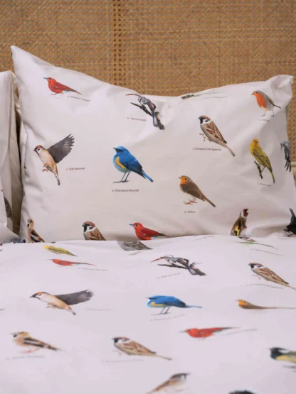 SNURK-Fotodruck-Bettwäsche-Garnitur Bird Watching – Bild 3