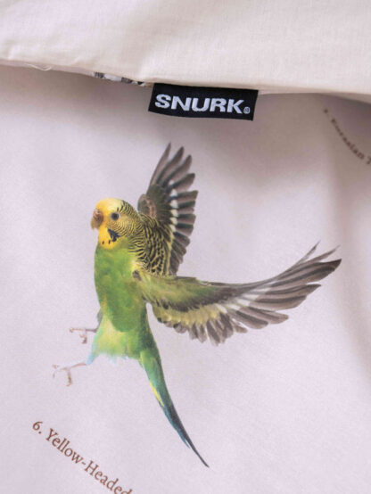 SNURK-Fotodruck-Bettwäsche-Garnitur Bird Watching – Bild 4