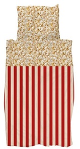 Movie Night Snurk-Bettwäsche mit einem coolen Dessin das an den letzten Kinoabend erinnert