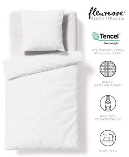 Tencel-Lyocell Bettwäsche Black-Premium "Filigrane Ornamente" – Bild 3