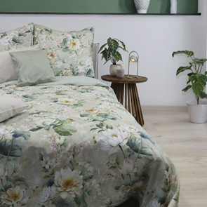 Satin Bettwäsche Fleuresse BedArt-S mit romantischem Blumendessin in zarten Pastellfarben