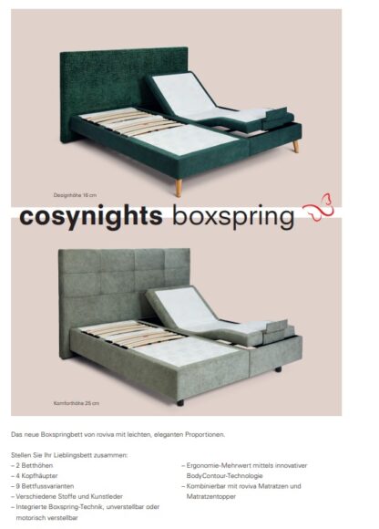 Boxspringbett Roviva "cosynights" Body-Contour – Bild 6