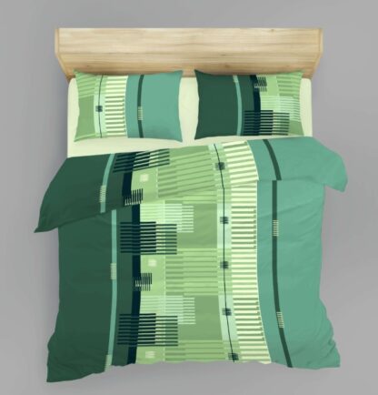 Renforcé-Bettwäsche LaBelle Blue green Allover – Bild 2