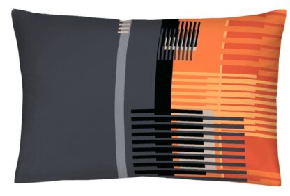 Renforcé-Bettwäsche LaBelle Blue orange Allover – Bild 5