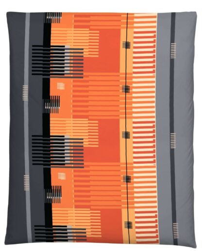 Renforcé-Bettwäsche LaBelle Blue orange Allover – Bild 4