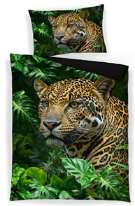 Leoparden-Bettwäsche in hochwertiger Baumwoll-Satin Qualität