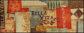 Salonlöwe Türvorleger Bella Vita Grösse 75x190cm mit einem Hauch Toscana