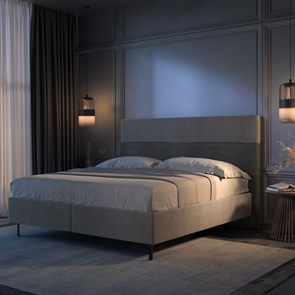 Roviva Polsterbett cosynights mit Designhöhe in hochwertiger Manufaktur-Qualität
