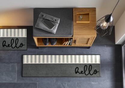 Fussmatte Hello Stripes 35x120 – Bild 2