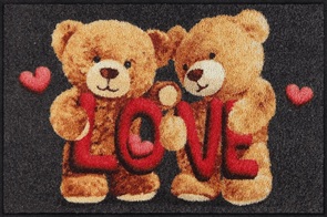 Türvorleger Salonlöwe Love Teddys Grösse 50x75cm