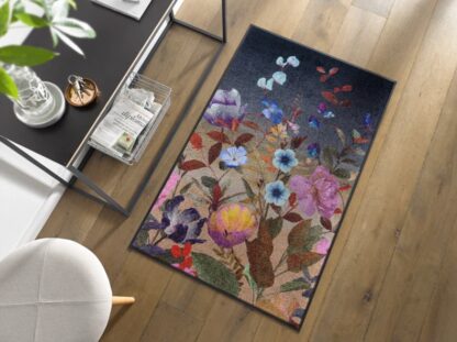 Fussmatte Midnight Blooms 75x120 – Bild 2